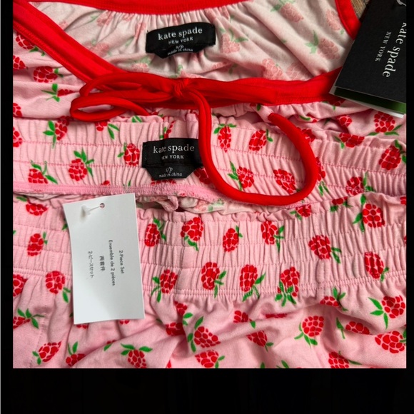 Kate Spade Pink Raspberry Pajama Set - Picture 6 of 6